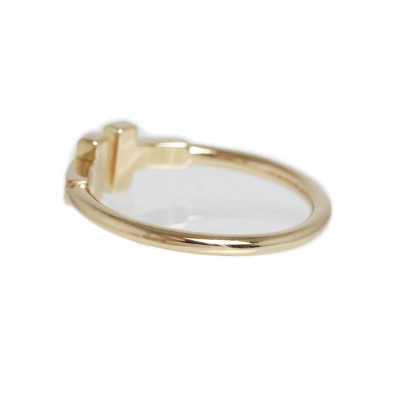 TIFFANY&Co T Diamond Wire Ring - Picture 3 of 4